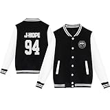 KPOP BTS Varsity Baseball Jacket Monster JIN SUGA JIMIN V Sweater
