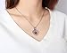 Women's and Men's Stainless Steel Heart-shaped Medical Alert ID Pendant Necklaces with 20