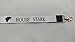 House Stark reversible lanyard with clip for keys or id badges, for all Game of Thrones fans, House Stark fans, Jon Snow, Sansa Stark and Arya Stark fans