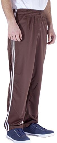 Vertiacl Sport Men's Loose-Fit Open Bottom Warm-Up Running Track Pants