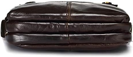 メンズクロスボディバッグレザー メンズハンドバッグ秋 冬ヴィンテージシングルショルダーバッグ ビューティー Color メンズバッグ シューズ バッグ S 新作製品 世界最高品質人気 B07xwxd9qq Size Dark 正規品送料無料 Coffee 100 品質保証 激安超特価