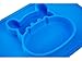 baby silicone placemat and plate tray for infants toddlers and kids - these portable hippo happy mats one piece bowl suctions and fits to most tables highchair non slip baby feeding FDA Approved .