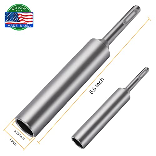 SDSPlus Ground Rod Driver for 5/8” & 3/4” Ground Rods Great for All