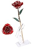 DuraRose® Authentic Rose With Long Stem Dipped In 24k Gold, With 