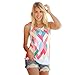 Sunward Women Summer Vest Top Sleeveless Blouse Casual Tank Tops (XLarge, WH)