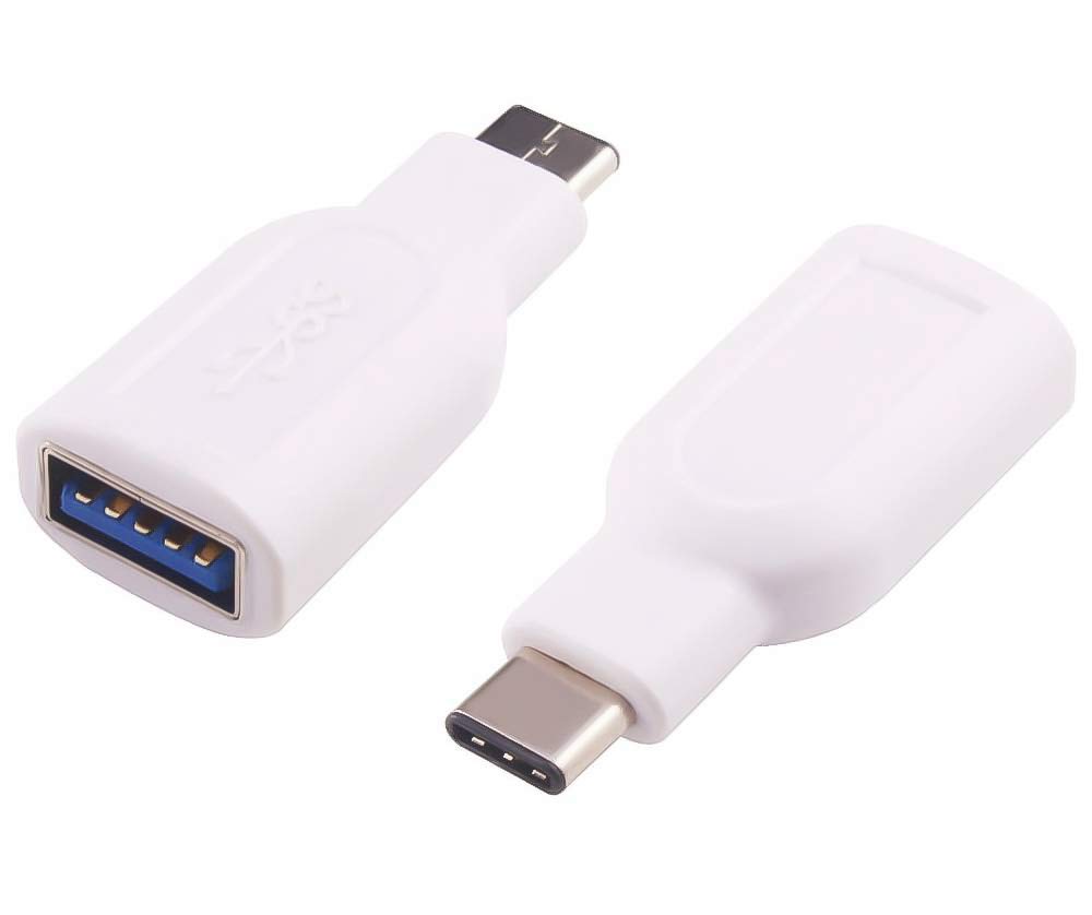 PremiumCord USB 3.2C to USB 3.0A Male to Female OTG Adapter White
