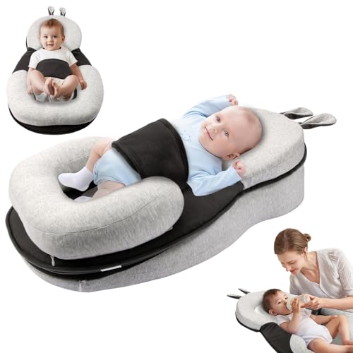 Joehea Baby Lounger, Dual-Function Removable Machine-Washable Pad, Lightweight and Portable
