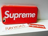 iPhone 6 Plus SUPREME Case | Red Box Logo | Slim Sleek Fit | Hardcover Back, Silicone Sides | Impact Resistant | Straight from NYC | Apple iPhone 6s/6 Plus | 5.5 in SS16