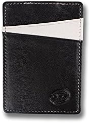 Orchill 115010017 Men's Cardholder Black & White Leather Wallet