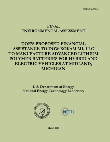 Final Environmental Assessment - DOE's Proposed Financial Assistance to Dow Kokam MI, LLC To Manufacture Advanced Lithium Polymer Batteries for Hybrid ... Vehicles at Midland, Michigan (DOE/EA-1708) - Thumbnail 2