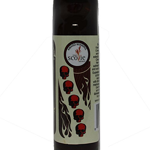 Grinders Death Nectar Extremely Hot Ghost Pepper Hot Sauce 3.5 oz