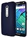 Diztronic Moto X Pure Case, Full Matte Slim-Fit Flexible TPU Case for Motorola Moto X Pure Edition & Moto X Style (2015) - Dark Navy Blue - (MPR-FM-Blue)