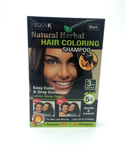 Korra Hair Coloring Shampoo Black - tidezdesigns