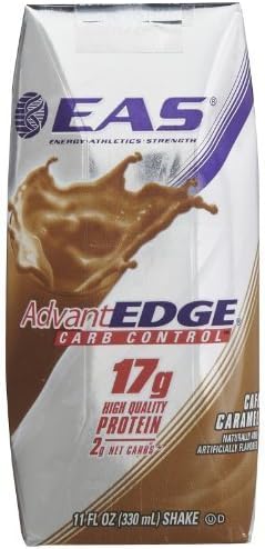 Eas AdvantEDGE Carb Control Cafe Caramel Carton Ready To Drink, 4 - 11-Fluid Ounce,Containers by EAS AdvantEdge