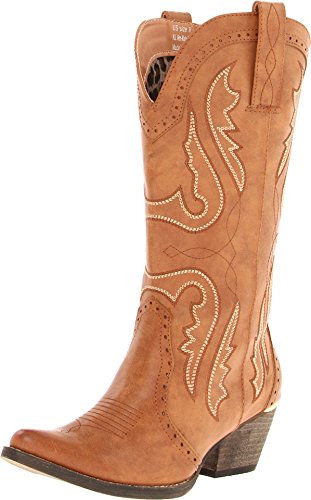 Very Volatile Women's Raspy Boot,Tan,10 B US
