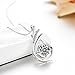 VAN RORSI&MO 2.0 ct Necklaces for Women ''Love you Forever'' Cubic Zirconia Sterling Silver Pendant Necklace, 18''