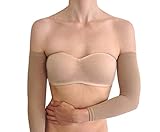 Bioflect® FIR Therapy Micromassage Anti Cellulite Compression Slimming Arm Sleeves (Beige)