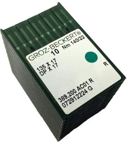 Aghi Per Macchine Da Cucire Industriali FLYING TIGER - DPX17 16/100, Confezione Da 100, Compatibili Juki, Singer, Consew