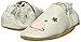 Robeez Girls' Over The Moon Crib Shoe, Over The Moon Grey Violet, 6-12 Months M US Infant