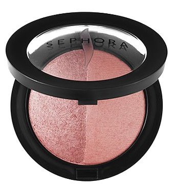 Sephora MicroSmooth Baked Blush Duo, Tea Rose Tickle 05