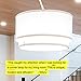 Brightech Mason Arc Floor Lamp - Modern Corner Standing Lamp with Unique Hanging Drum Lamp Shade for Living Room - Bright Overhead, Curved Hanging Light for Bedroom. Library, Den - Nickel