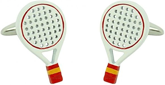 MasGemelos Gemelos Raqueta Padel España Cufflinks: Amazon.es ...