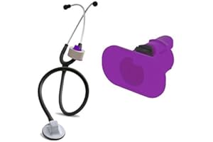 StatGear Stethoscope Tape Holder - Medical Items for Nurses, Paramedics, EMT, EMS - Purple