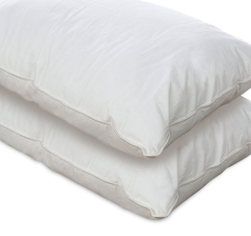 Luxury Siberian Goose Down Feather Pillows Set Of 2 King Pillows