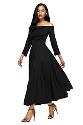 FIYOTE Women High Waist Front Slit Belted Casual A-Line Pleated Midi Skirt Dresses S-XXL