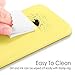 TORRAS Designed for iPhone SE Case 2nd/ iPhone 7 Case/iPhone 8, Liquid Silicone Gel Rubber Case Soft Microfiber Compatible with iPhone 8/ iPhone 7/ iPhone SE 2nd Generation, Yellow