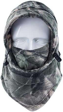 Fleece ski face mask camouflage respirator windproof dustproof cold-proof riding mask Breathable (MODLE-01)