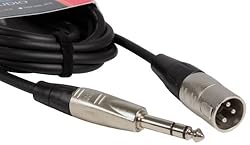 Hosa HSX-015 REAN 1/4" TRS to XLR3M Pro Balanced