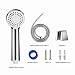 Shower Head, Blusmart 3 Function Handheld Showerhead, High Pressure Rainfull Chrome Finish Head with 60 Inch Stainless Steel Hose, Bathroom Accessories with Bracket, Screws and Teflon Tape