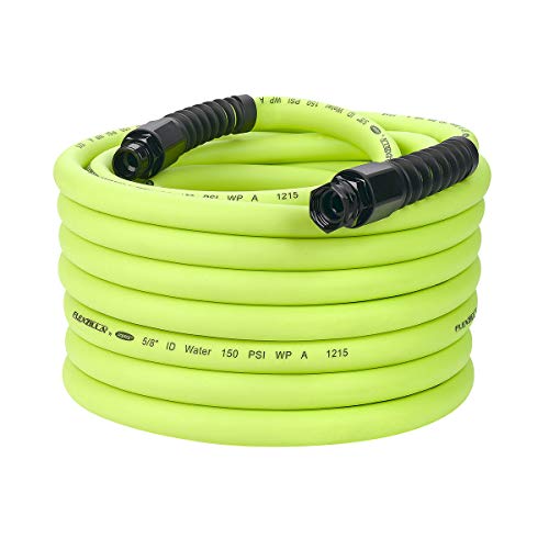 Flexzilla Pro Water Hose with Reusable Fittings, 5/8 in. x 75 ft., Heavy Duty, Lightweight, Drinking Water Safe  - HFZWP575