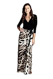 On Trend Paris Bella Dress Bohemian 3/4 Sleeve Long Maxi Dress ...
