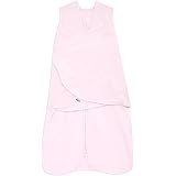 HALO Micro-Fleece Sleepsack Swaddle, 3-Way Adjustable Wearable Blanket, TOG 3.0, Soft Pink, Newborn, 0-3 Months