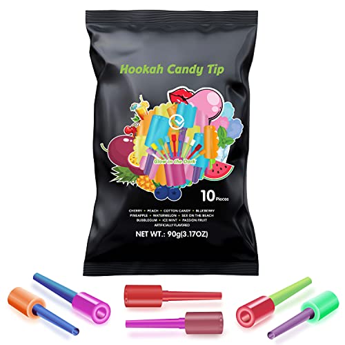 Hookah Tips, (Candy Hookah Tips), Glow in The Dark Jolly Tips