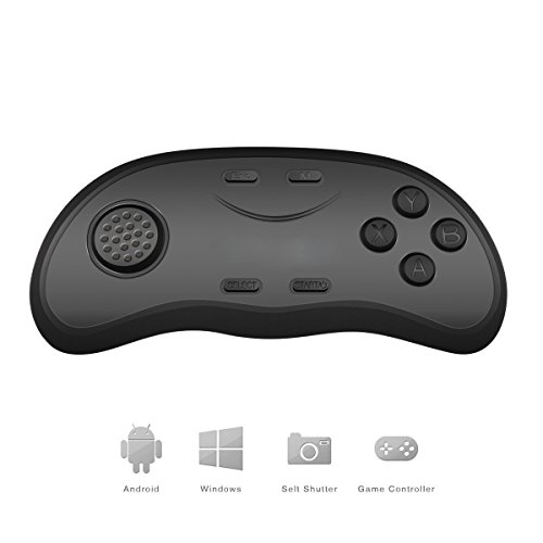 Bluetooth Remote Controller Wireless Gamepads Mouse Music Player for 3D Glasses Android PC(Battery Not Included)