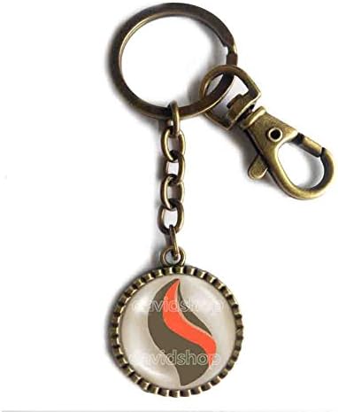 Pokemon Cameruptite Mega Stone Keychain Key Chain Key Ring Cute Keyring Car Anime Camerupt Cosplay