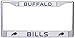 Rico Industries NFL Buffalo Bills Standard Chrome License Plate Frame, 6 x 12.25-inches