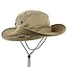 Big Size Floatable Nylon Oxford Hat - Khaki 2XL-3XL