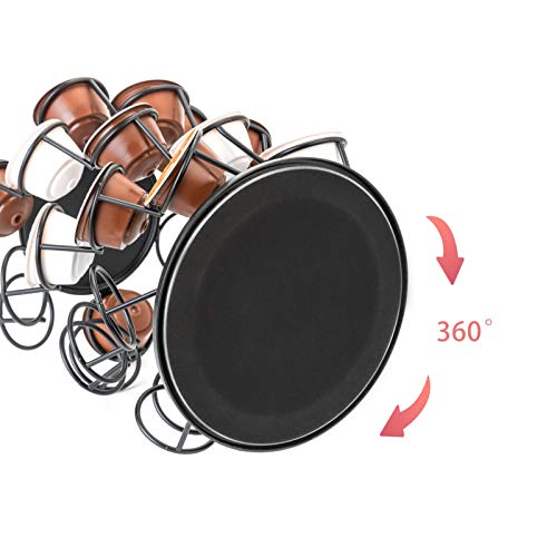 MeelioCafe Dolce Gusto Kapselhalter Rotierend für Dolce Gusto Kaffee Pod, Drehbar Kaffee Kapselständer für 35 Kapseln… – Bild 4