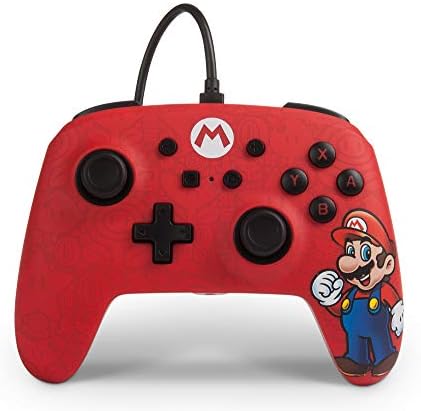 PowerA Enhanced Wired Controller for Nintendo Switch – Mario