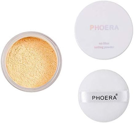 XEDUO Matte Oil Control Light makeup powder Loose Face Powder Translucent Smooth Setting Foundation Concealer Makeup Cosmetic (03#)