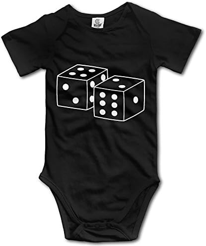 LAS VEGAS Black Dice Casino Cute Baby Onesie Bodysuit Outfits