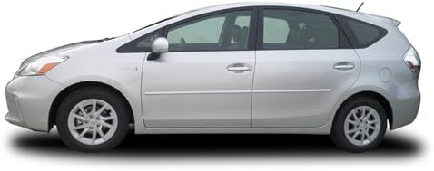 2012-2017 Toyota Prius V Body Side Moldings (Classic Silver 1F7)