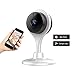 miSafes 1080p HD Day Night Vision Mini Smart Wireless Wifi Indoor Home Security Surveillance Nanny Camera Two-Way Audio Motion Alerts Remote View Cam Easy Bluetooth Connection 304 White