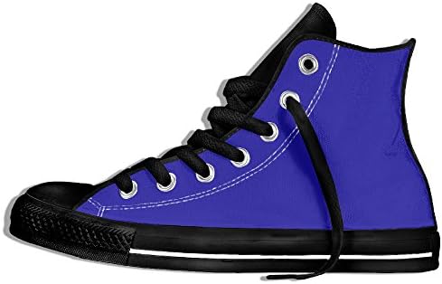 Like Yy Deep Purple Unisex's Canvas Hi-Top Sneaker Hi Top Fashion Sneaker Black 38