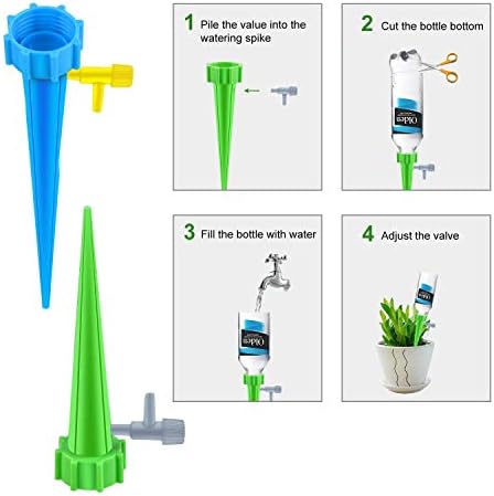 Zimmerpflanzen Bew/ässerungssystem Topfpflanzen,Covermason Automatische Bew/ässerung f/ür Topfpflanzen 3PCs Blumen Wasserspender Kegel Keramikkopf Pflanzengie/ßer Tropfbew/ässerung f/ür Garten Blumen
