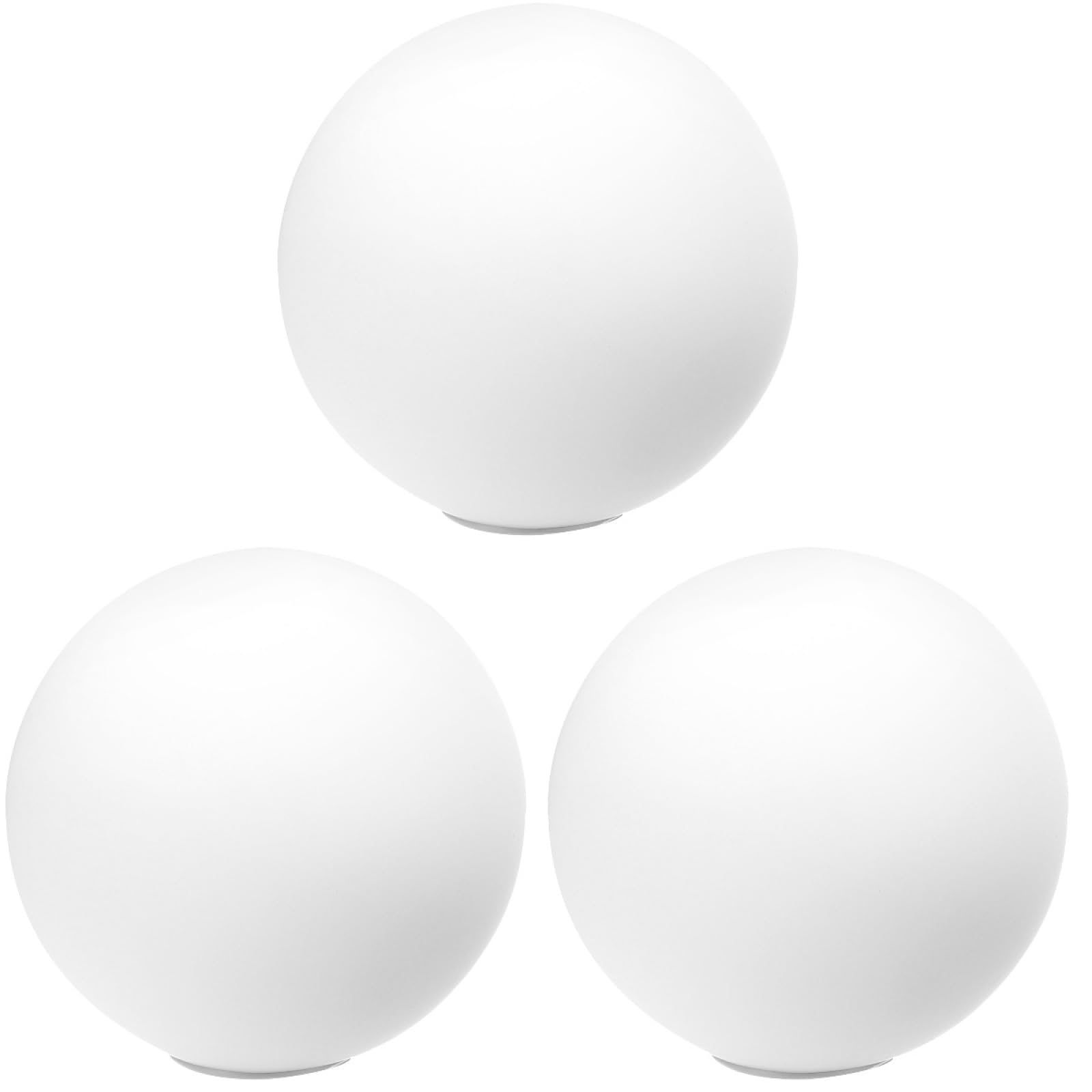 Cabilock 3pcs Large Glass Lamp Shade for Hanging Light Shade Screw in Lampshade Replacement for Floor Lamps Ceiling Fan Chandelier Wall Light Glass Chandeliers - Sphere